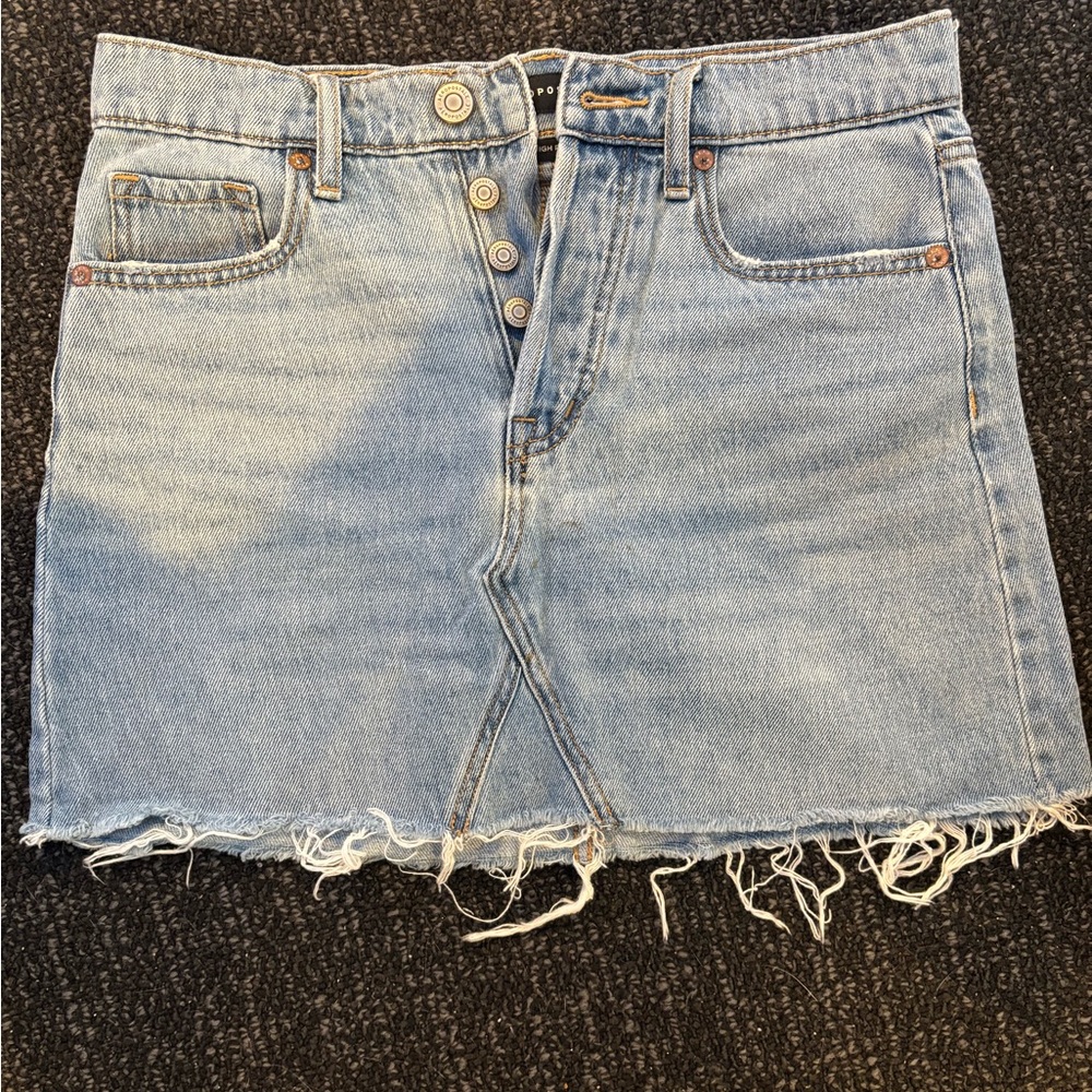 Aeropostale Light Blue Denim Skirt